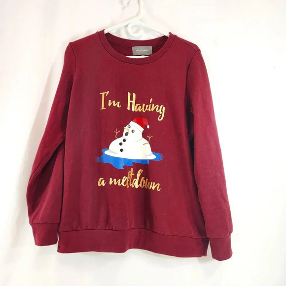 Denver Hayes Ugly Christmas Sweatshirt  Size Large - Picture 1 of 7